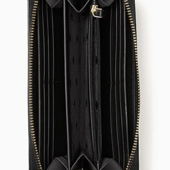 DisneyxKate Spade Minnie Mouse tote reversible black polka dot+matching wallet - Picture 12 of 12